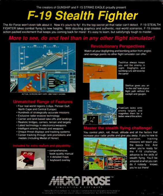 F-19 Stealth Fighter - Dos