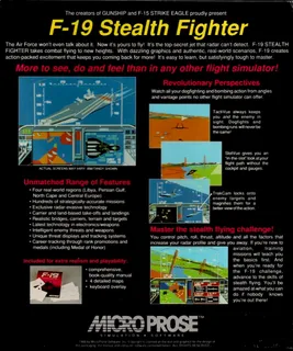 F-19 Stealth Fighter dos