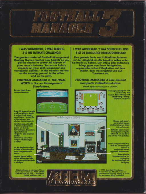 Football Manager 3 - Dos