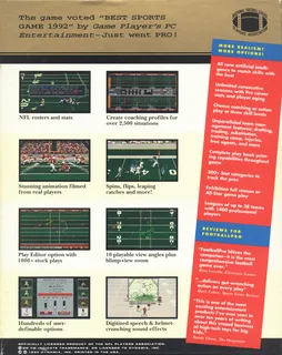 Front Page Sport Football Pro 94 Season dos