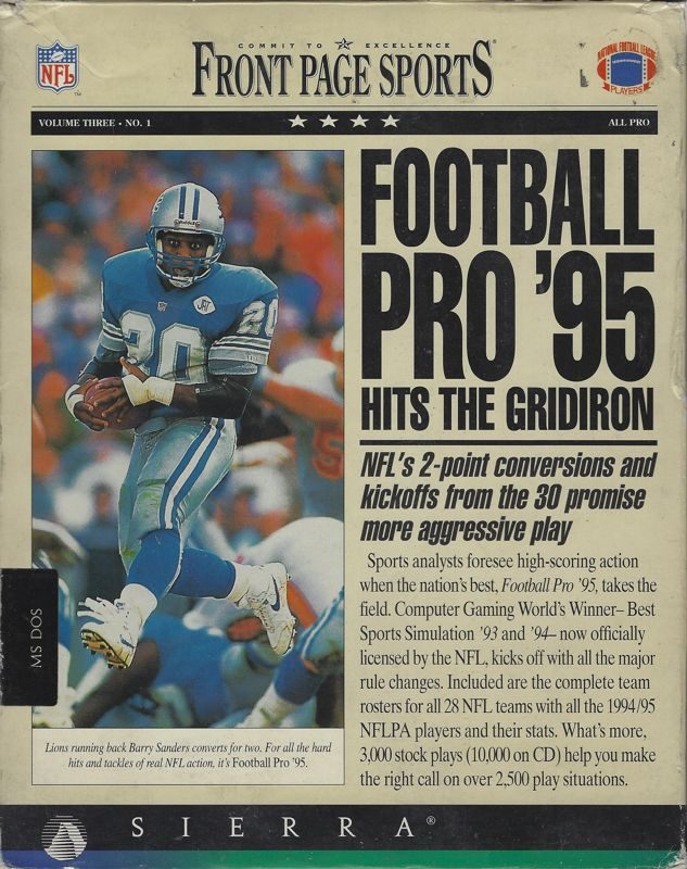 Front Page Sports : Football Pro '95
