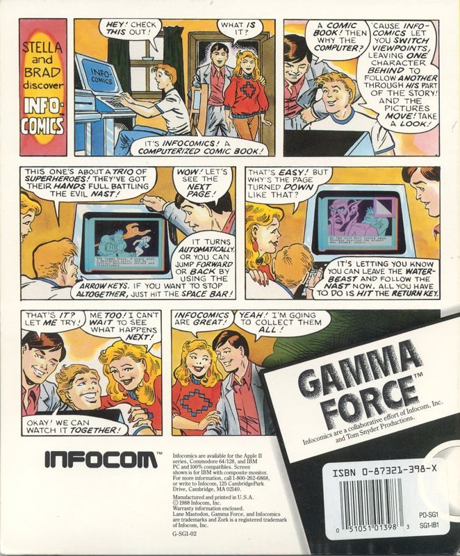 Retro della confezione