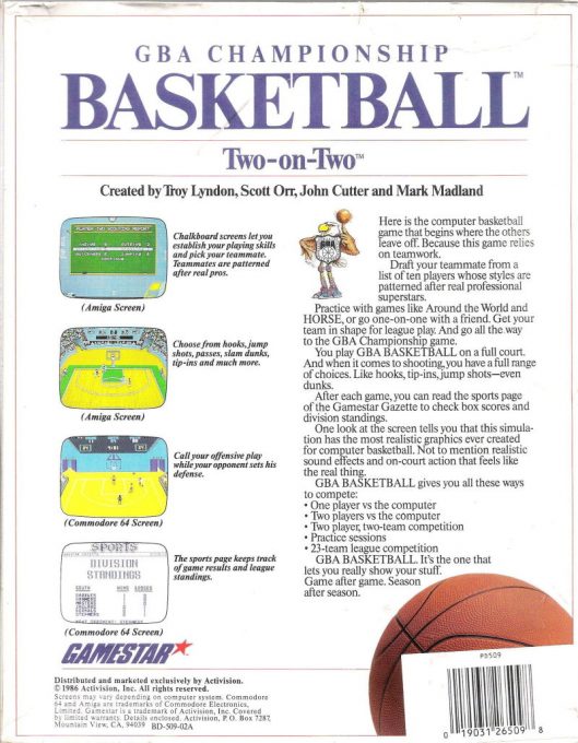 GBA Championship Basketball : Two-on-Two dos