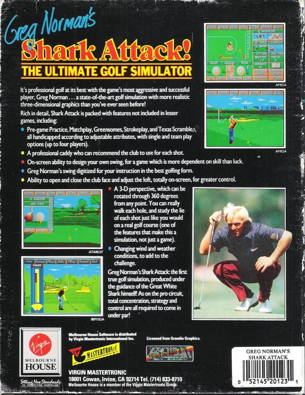 Greg Norman's Shark Attack! The Ultimate Golf Simulator dos