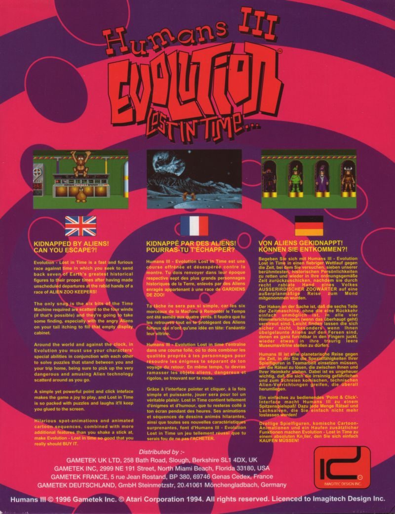 Retro della confezione