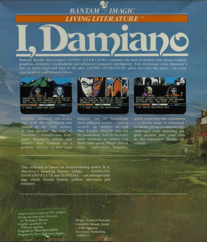 I, Damiano : The Wizard of Partestrada - Dos
