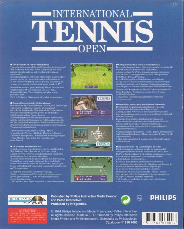 International Tennis Open - Dos
