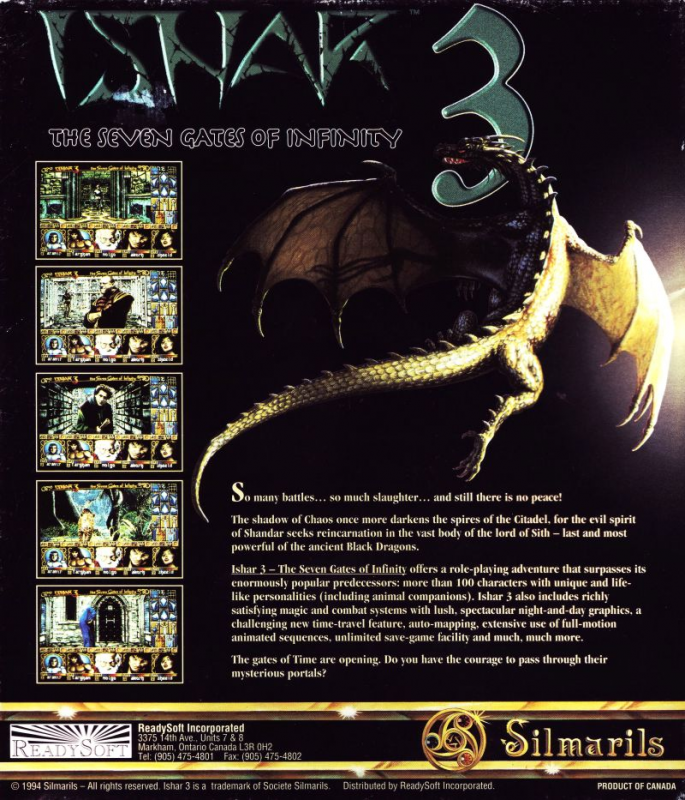 Ishar 3 : The Seven Gates of Infinity - Dos