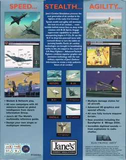Janes Combat Simulations Atf Advanced Tactical Fighters dos
