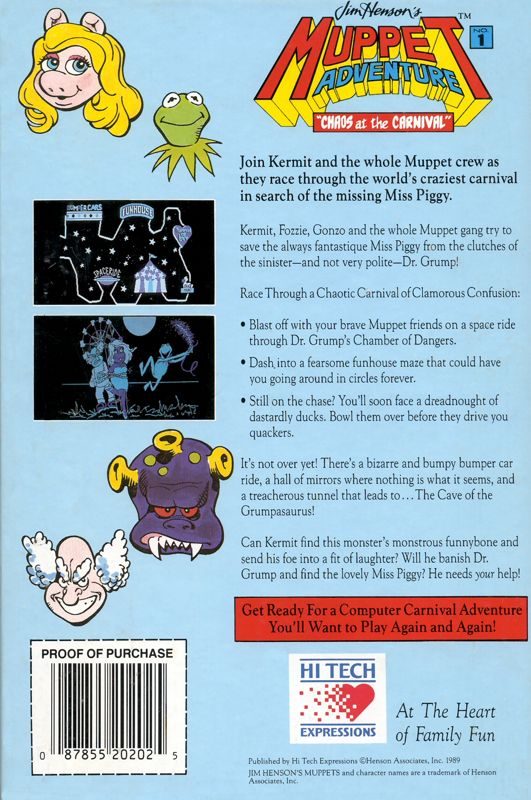 Jim Henson's Muppet Adventure No. 1 : "Chaos at the Carnival" dos