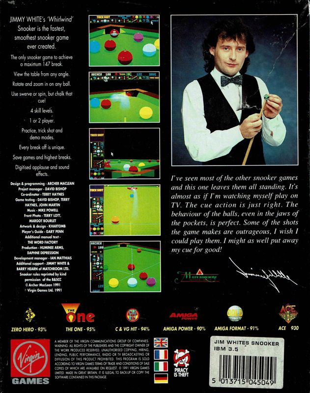 Jimmy White's Whirlwind Snooker dos