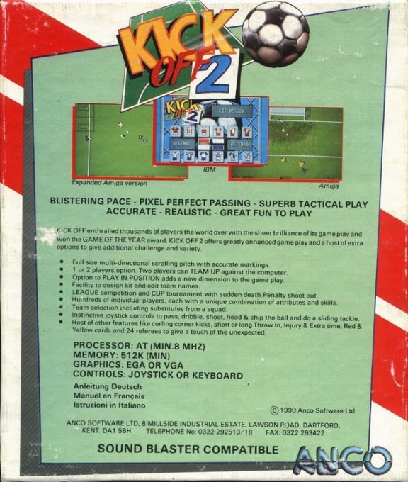 Kick Off 2 - Dos