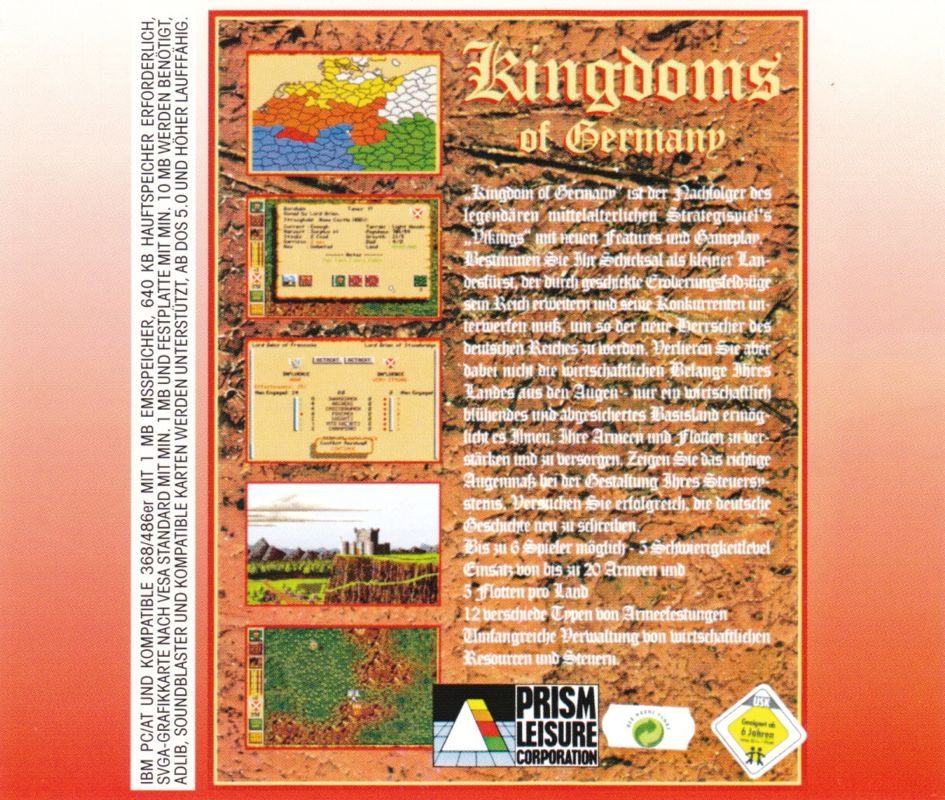 Kingdoms of Germany - Dos