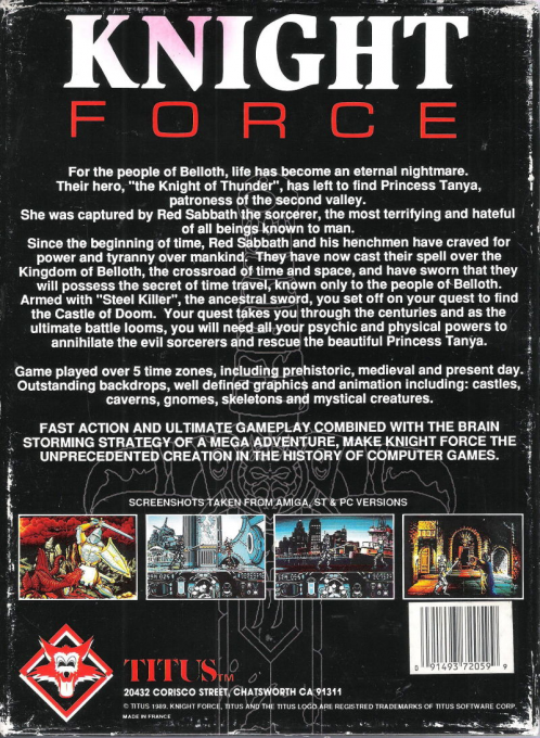Knight Force - Dos