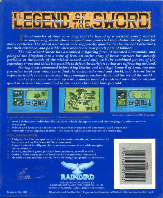 Legend Of The Sword dos