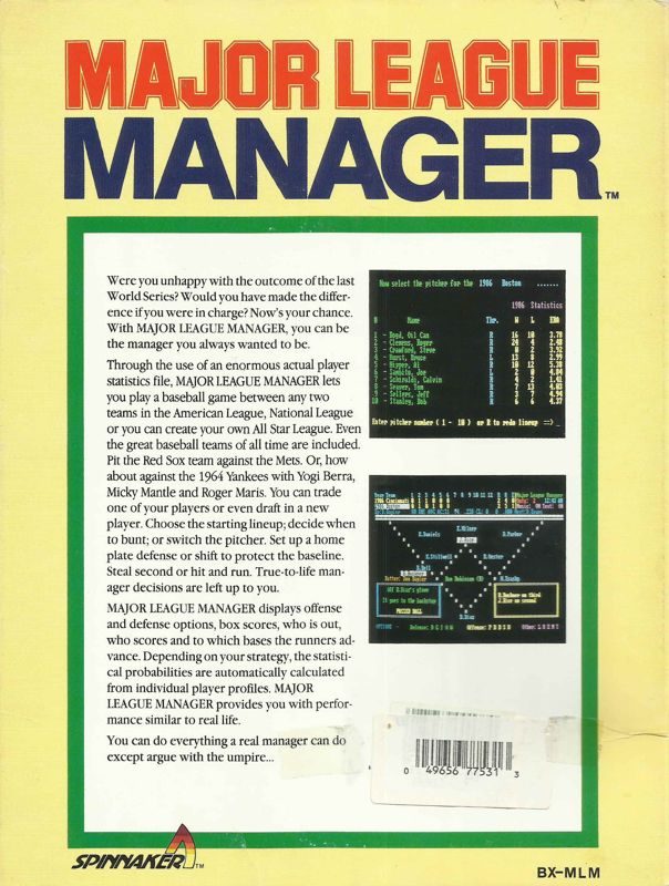 Major League Manager dos
