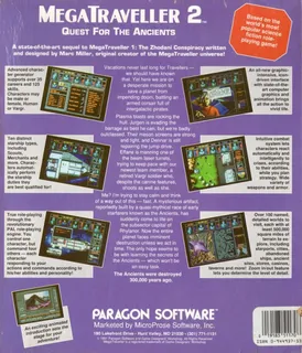 MegaTraveller 2 : Quest for the Ancients dos