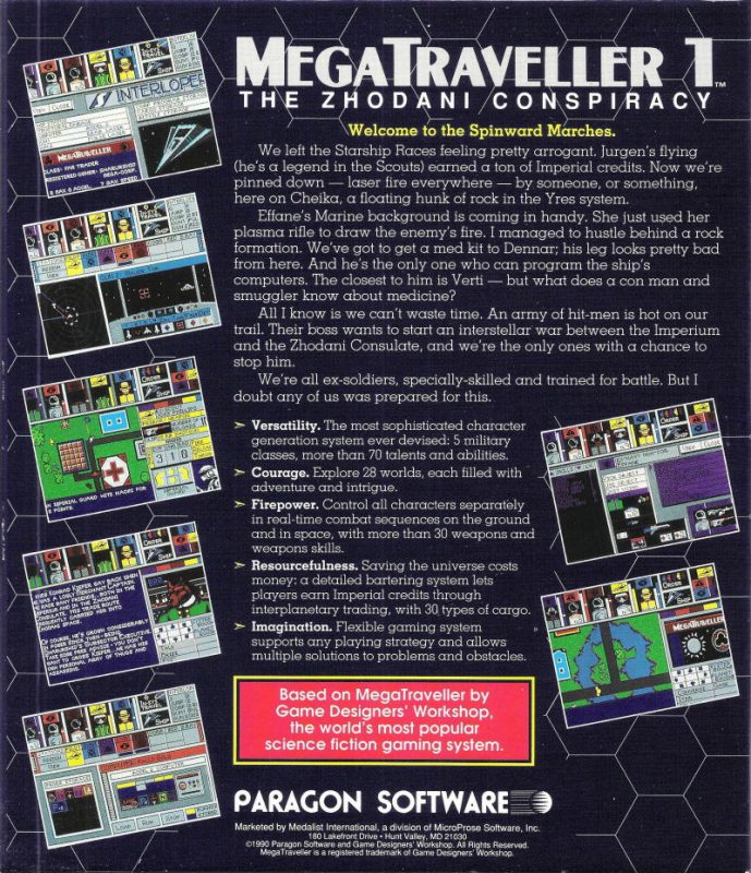 Retro della confezione