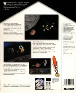 Microsoft Space Simulator dos