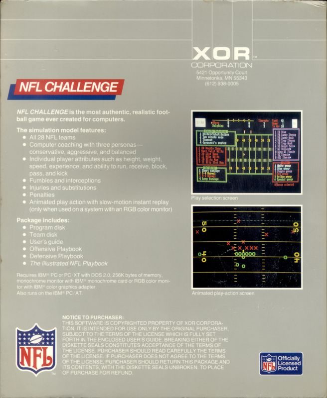 NFL Challenge dos