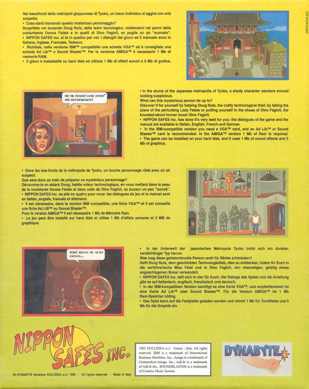 Nippon Safes, Inc dos