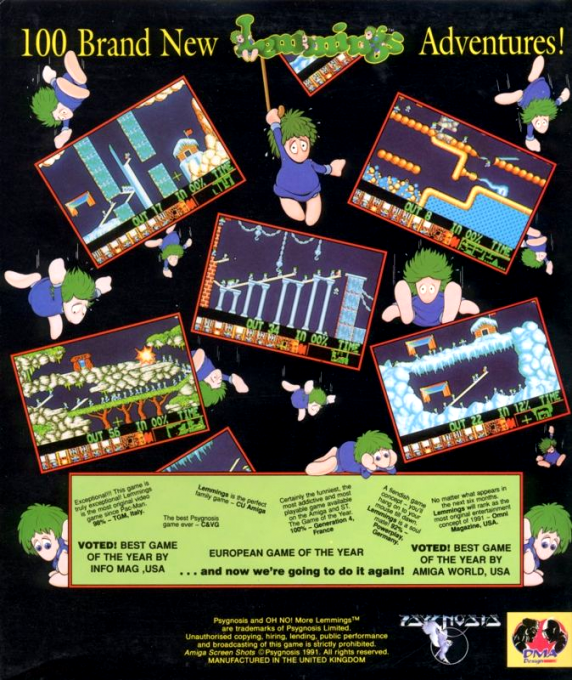 Oh No! More Lemmings dos