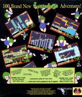 Oh No More Lemmings Data Disk dos