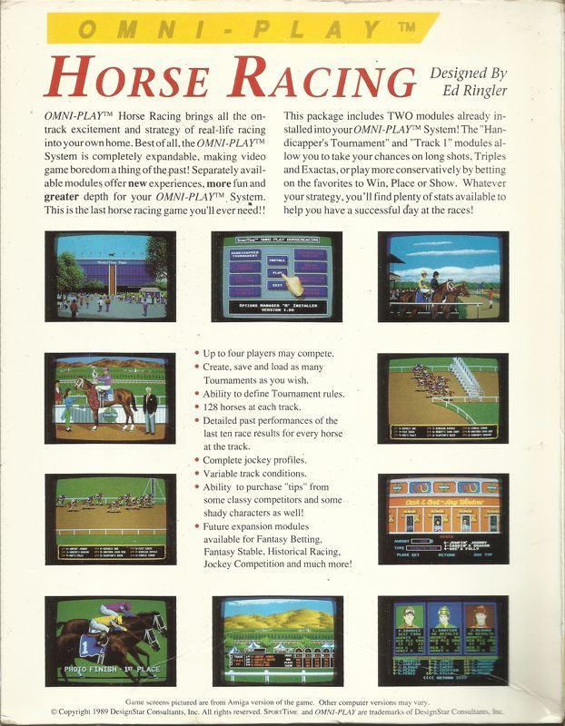 Omni-Play Horse Racing dos
