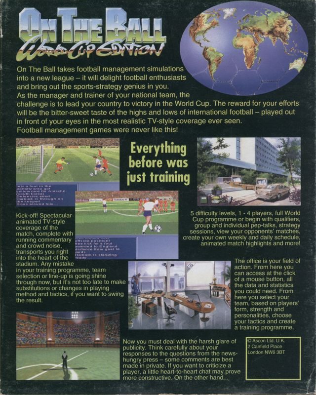 On The Ball - World Cup Edition - Dos