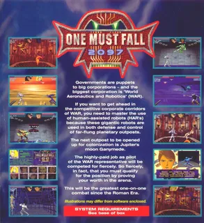 One Must Fall 2097 dos