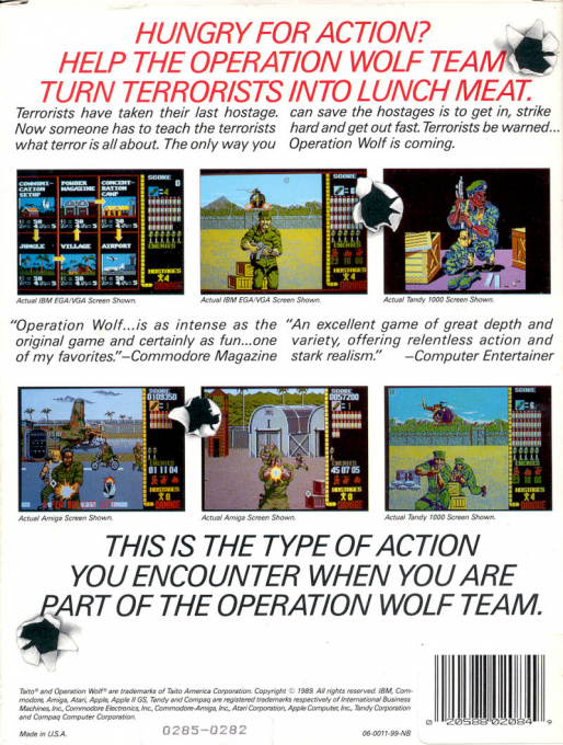 Operation Wolf - Dos