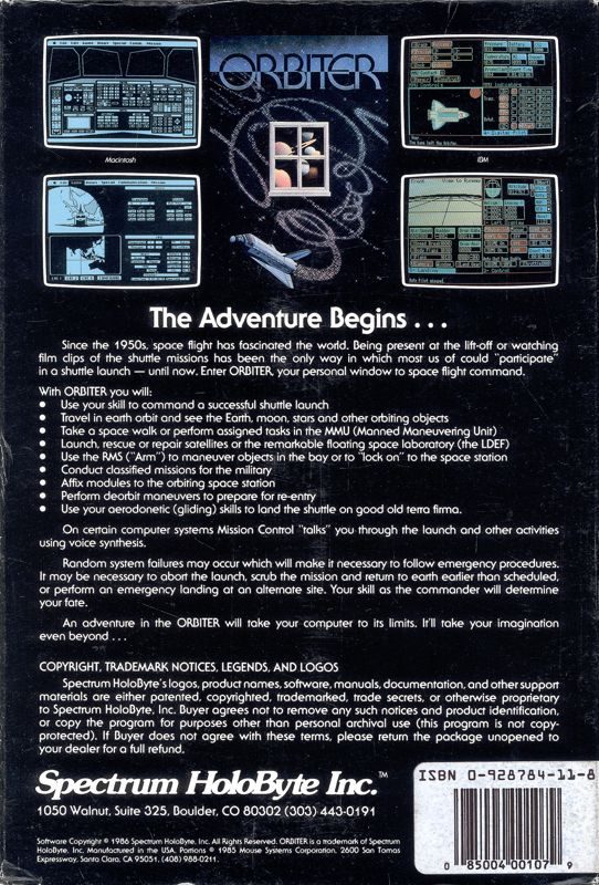 Orbiter dos