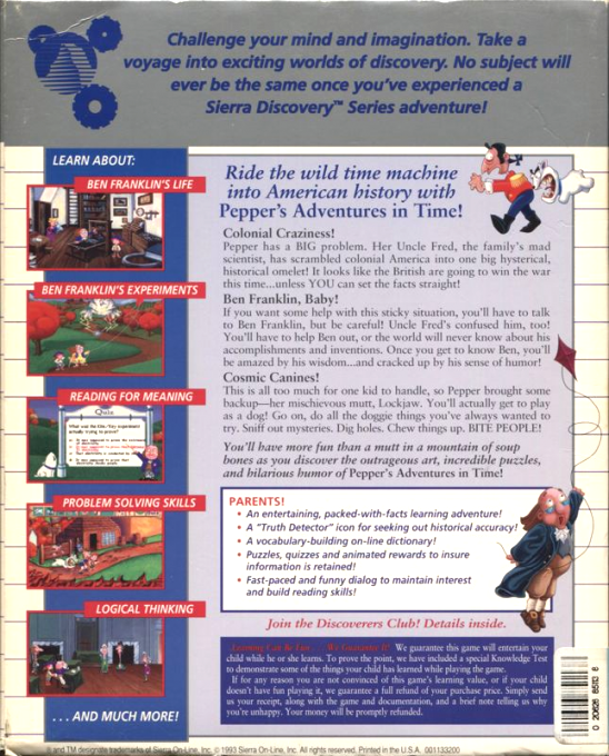 Pepper's Adventures In Time - Dos