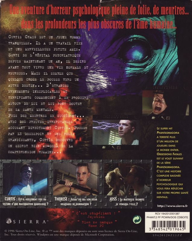 Phantasmagoria : Obsessions fatales dos