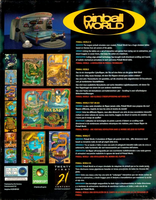 Pinball World - Dos