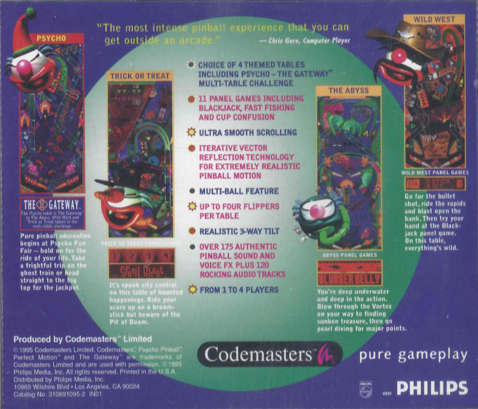 Psycho Pinball - Dos