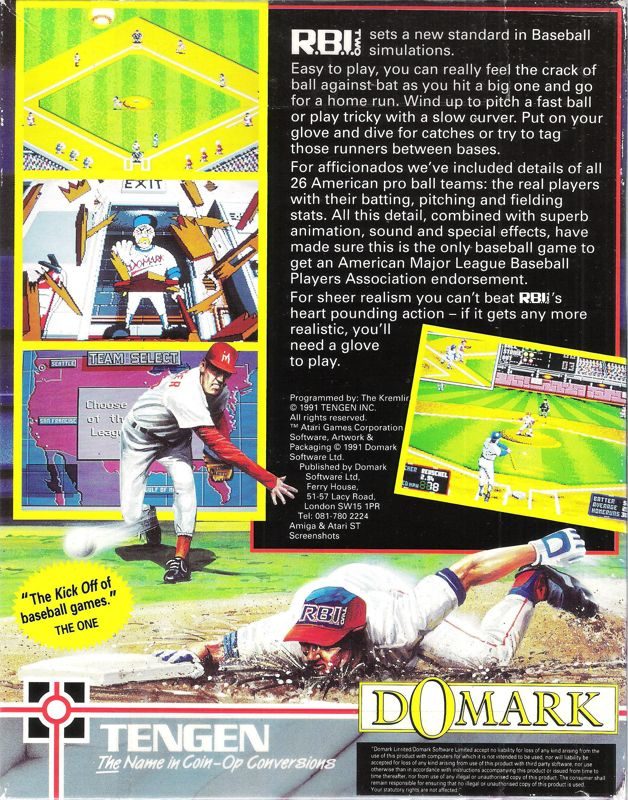 R.B.I. Baseball 2 dos