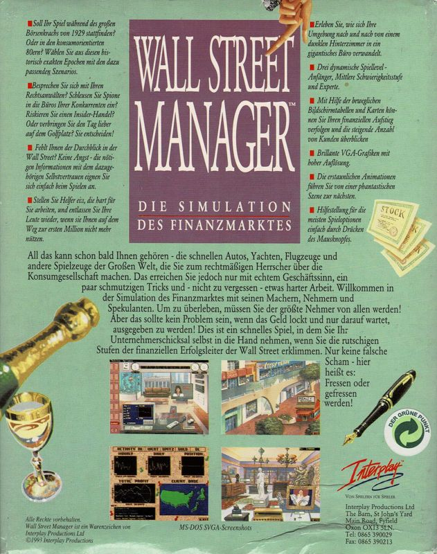 Rags to Riches : The Financial Market Simulation - Dos