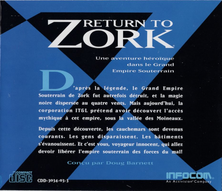 Return to Zork dos