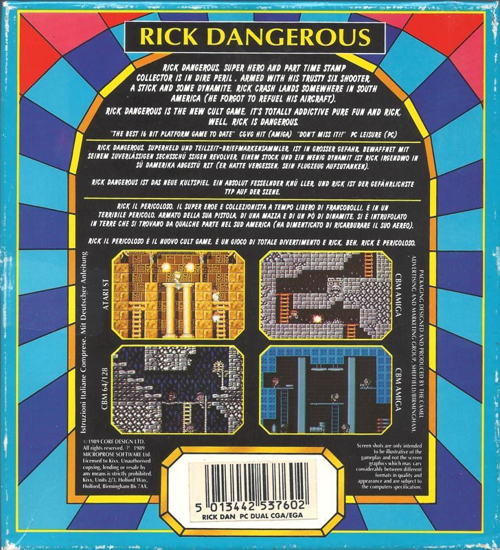 Rick Dangerous - Dos