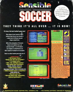 Sensible Soccer European Champions dos