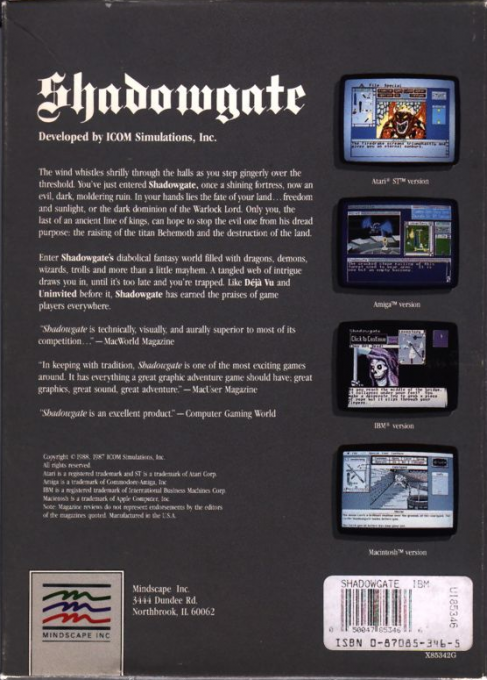 Shadowgate dos