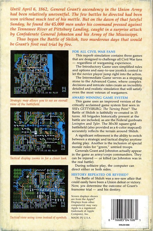 Shiloh- Grant's Trial in the West dos