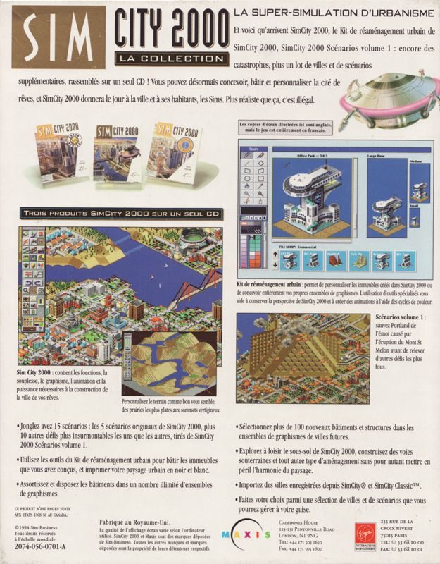 SimCity 2000 : La Collection dos