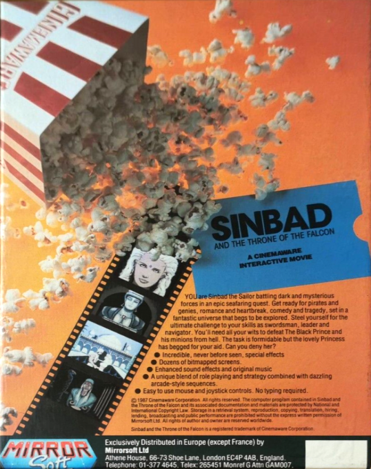 Sinbad and the Throne of the Falcon dos