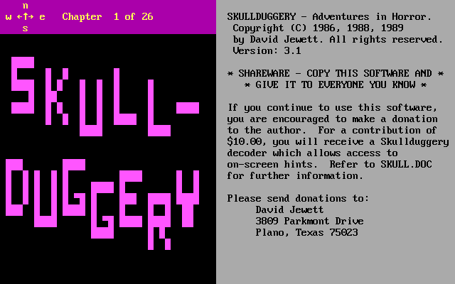 Skullduggery: Adventures in Horror