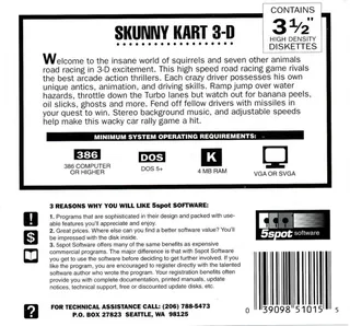 Skunny Kart dos