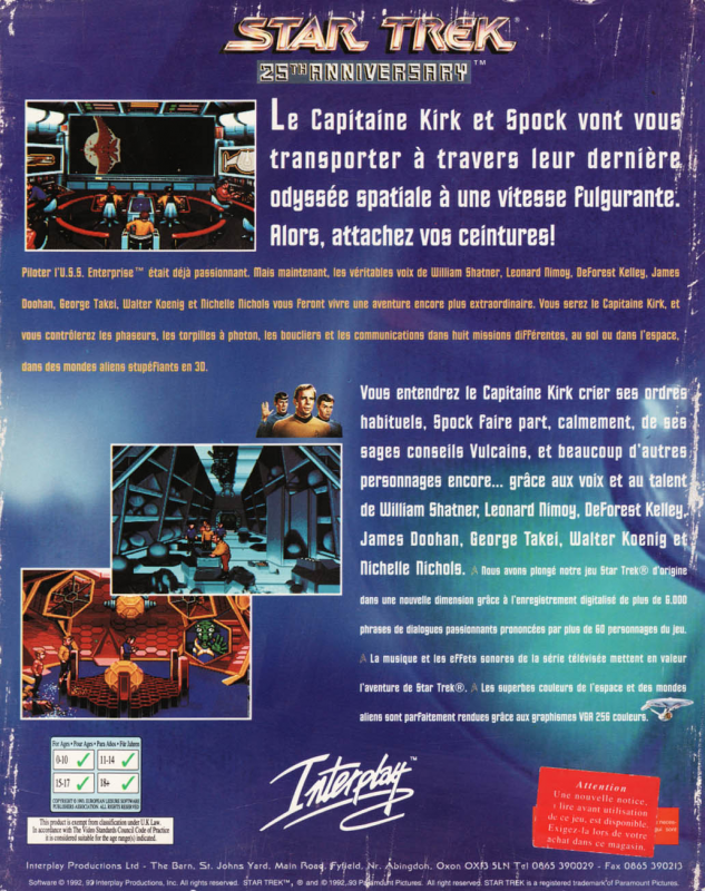 Star Trek : 25th Anniversary dos
