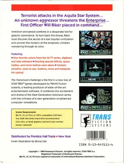 Star Trek : The Next Generation - The Transinium Challenge dos