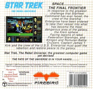 Star Trek : The Rebel Universe dos